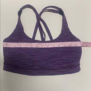 Lululemon Purple Racerback Sports Bra with Medium Support